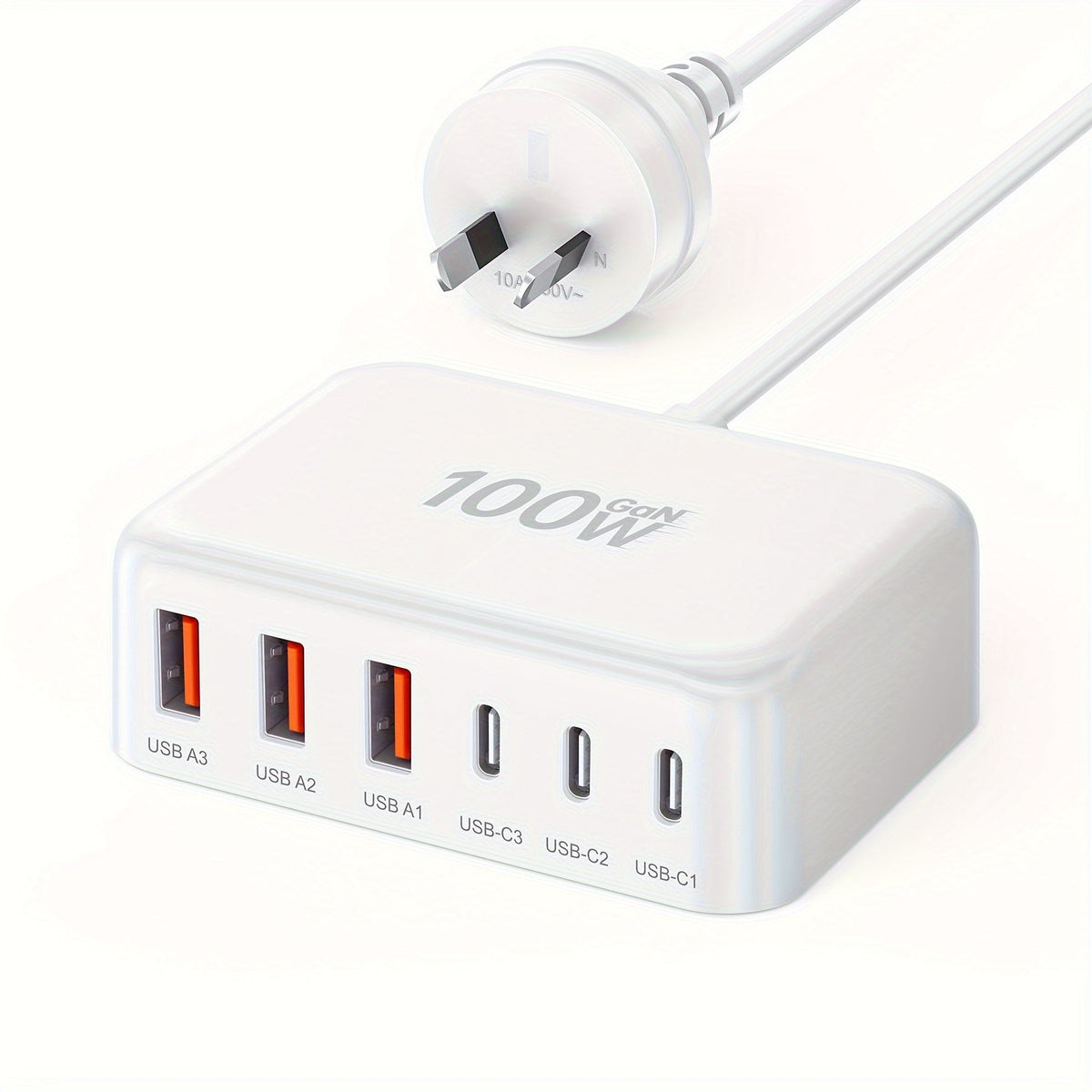 6-Port USB-C Fast Charger – product view 4 | SeeMyMails Marketplace