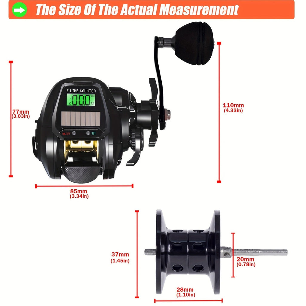 Electronic High-Speed Baitcasting Fishing Reel – product image 2 | SeeMyMails Marketplace
