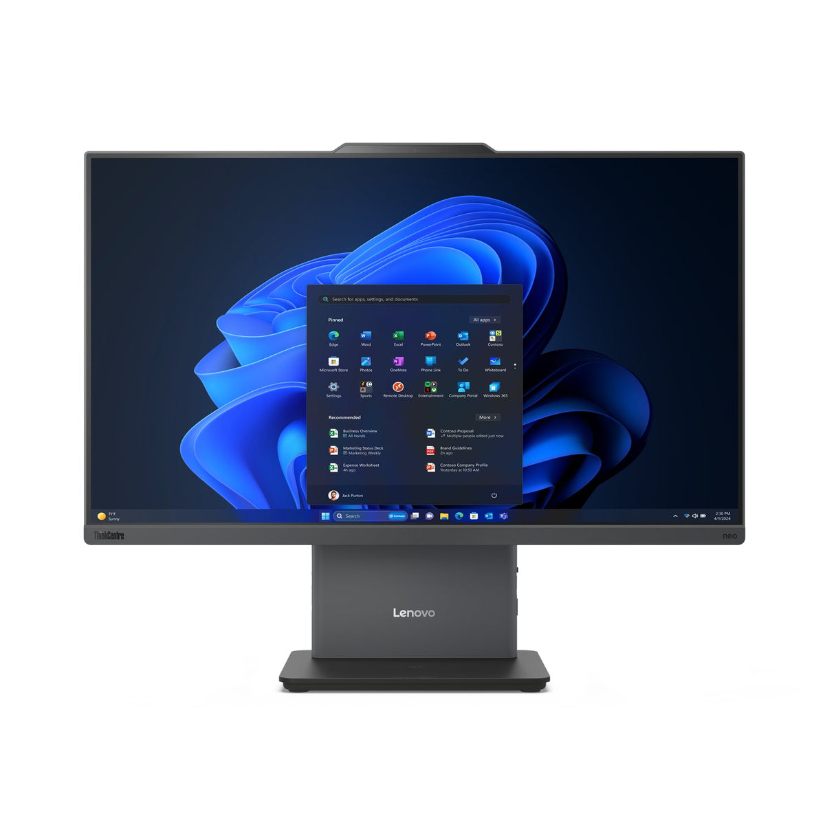 Lenovo ThinkCentre neo 50a 24 Gen 5 Intel Core 5 210H 60.5 cm (23.8") 1920 x 1080 pixels Touchscreen | SeeMyMails Marketplace