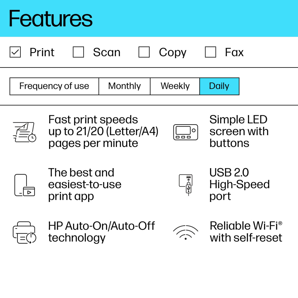 HP LaserJet M110w Wireless Black and white Printer – product image 5 | SeeMyMails Marketplace