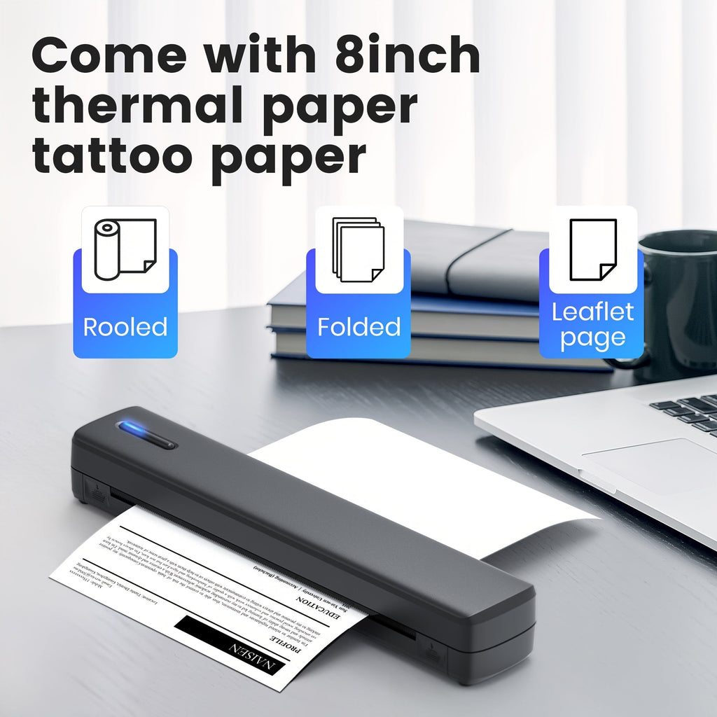 NNETM Portable Wireless Thermal Printer – Inkless Mobile Printer for A4 & Letter – product image 2 | SeeMyMails Marketplace
