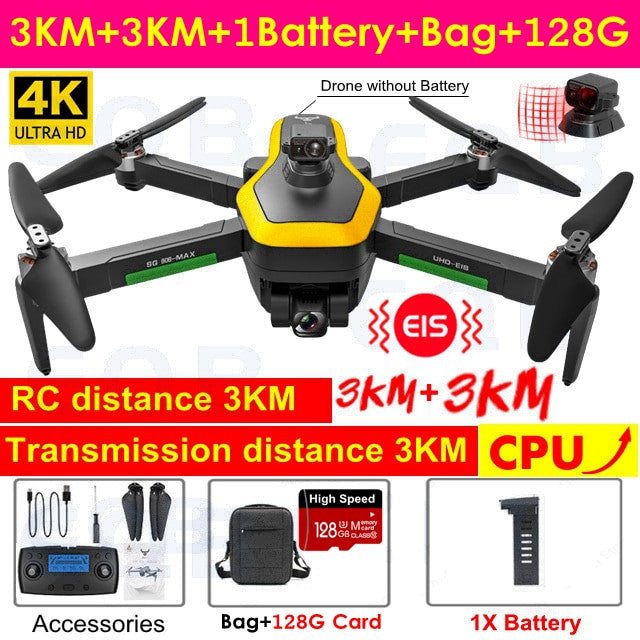 Professional 4K Camera Obstacle Quadcopter 5G FPV Professional Drones – product view 20 | SeeMyMails Marketplace
