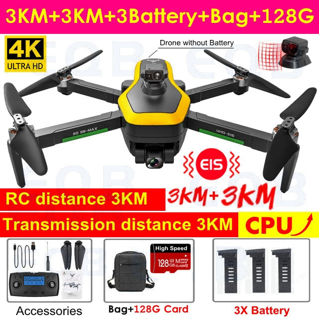 Professional 4K Camera Obstacle Quadcopter 5G FPV Professional Drones – product view 8 | SeeMyMails Marketplace