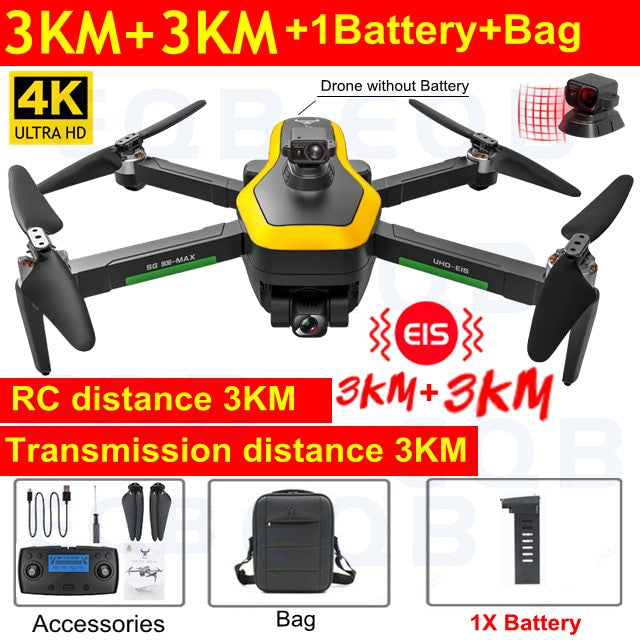 Professional 4K Camera Obstacle Quadcopter 5G FPV Professional Drones – product view 19 | SeeMyMails Marketplace