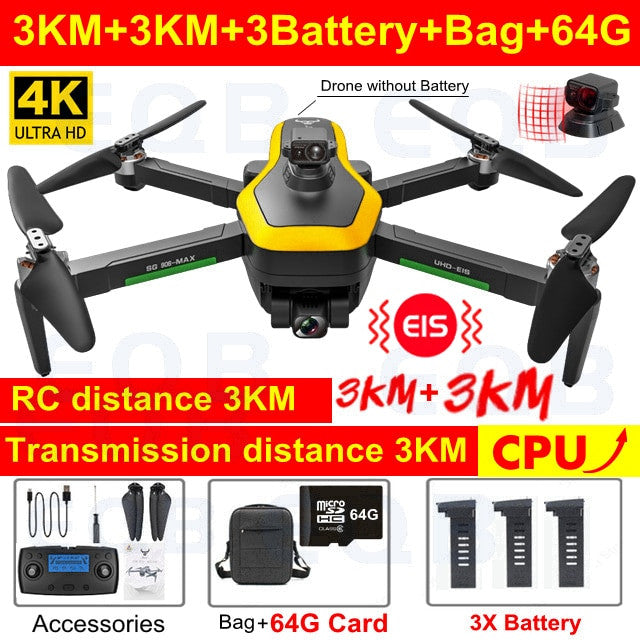 Professional 4K Camera Obstacle Quadcopter 5G FPV Professional Drones – product view 13 | SeeMyMails Marketplace
