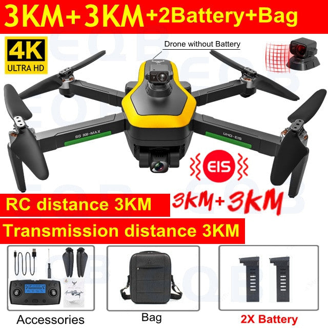 Professional 4K Camera Obstacle Quadcopter 5G FPV Professional Drones – product view 12 | SeeMyMails Marketplace