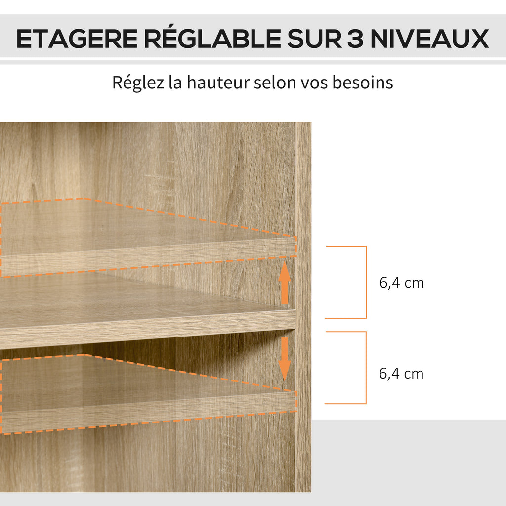 Support d'imprimante - Caisson d'organisation de Bureau Roulant - Dim. 80l x 40P x 72H cm en Bois Ch – product image 10 | SeeMyMails Marketplace