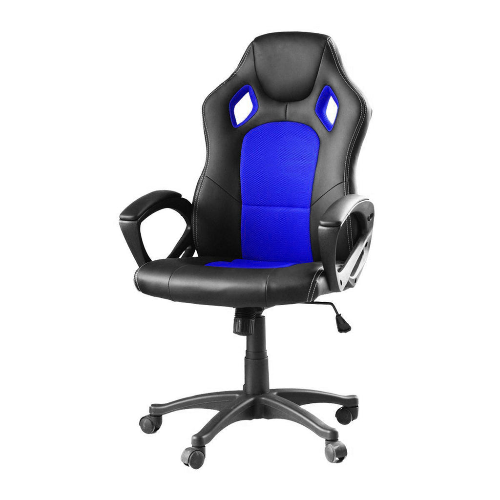 Gamer stolička Basic s farebnou opierkou, modrá | SeeMyMails Marketplace