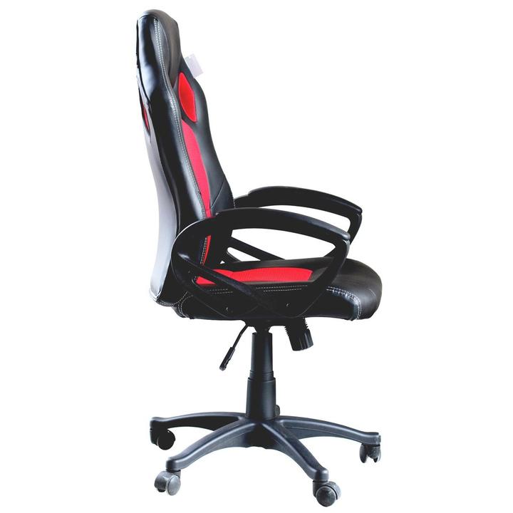 Scaun gamer Basic cu spatar color, Rosu – product view 3 | SeeMyMails Marketplace