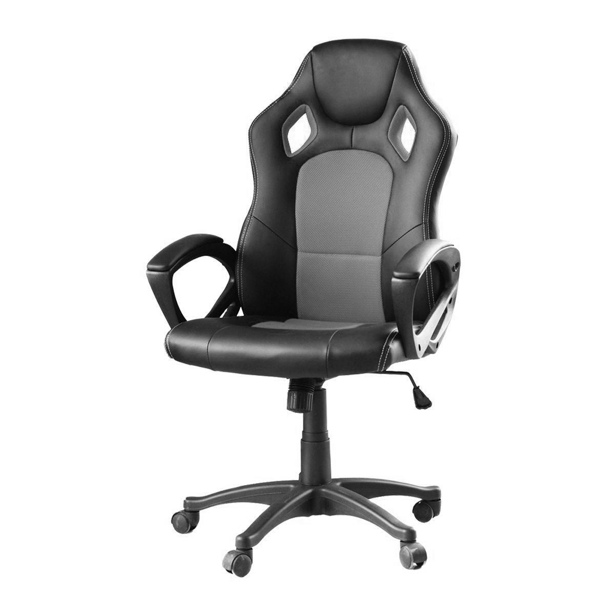 Scaun gamer Basic cu spatar color, Gri | SeeMyMails Marketplace