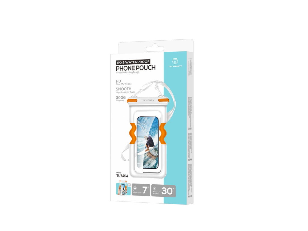 Bolsa Impermeavel Insuflavel para Telemovel Techancy TU7454, 7 Polegadas, IPX8, Ate 30m, Flutuante,  – product image 5 | SeeMyMails Marketplace