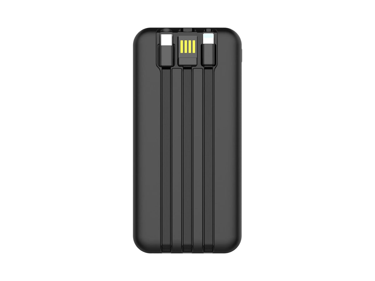 Techancy Power Bank 10000 Mah 22.5w TF2782, Cabo De Carregamento Type-C+Lightning+ Usb 3in1, Ecrã Di – product image 3 | SeeMyMails Marketplace