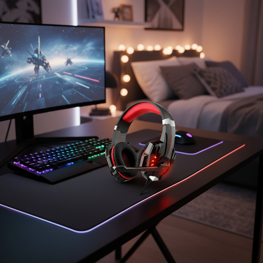 NNETM Stereo Gaming Headset with Mic for PS4 PS5 Xbox – product view 2 | SeeMyMails Marketplace