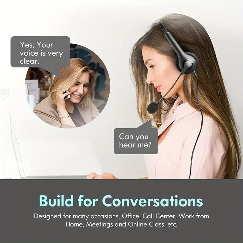 Wired Headset with Dual Noise Cancelling Mic for PC & Gaming – product image 4 | SeeMyMails Marketplace