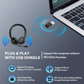 AI Noise Cancelling Wireless Headset with Mic | SeeMyMails Marketplace