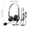 Wired Headset with Dual Noise Cancelling Mic for PC & Gaming | SeeMyMails Marketplace