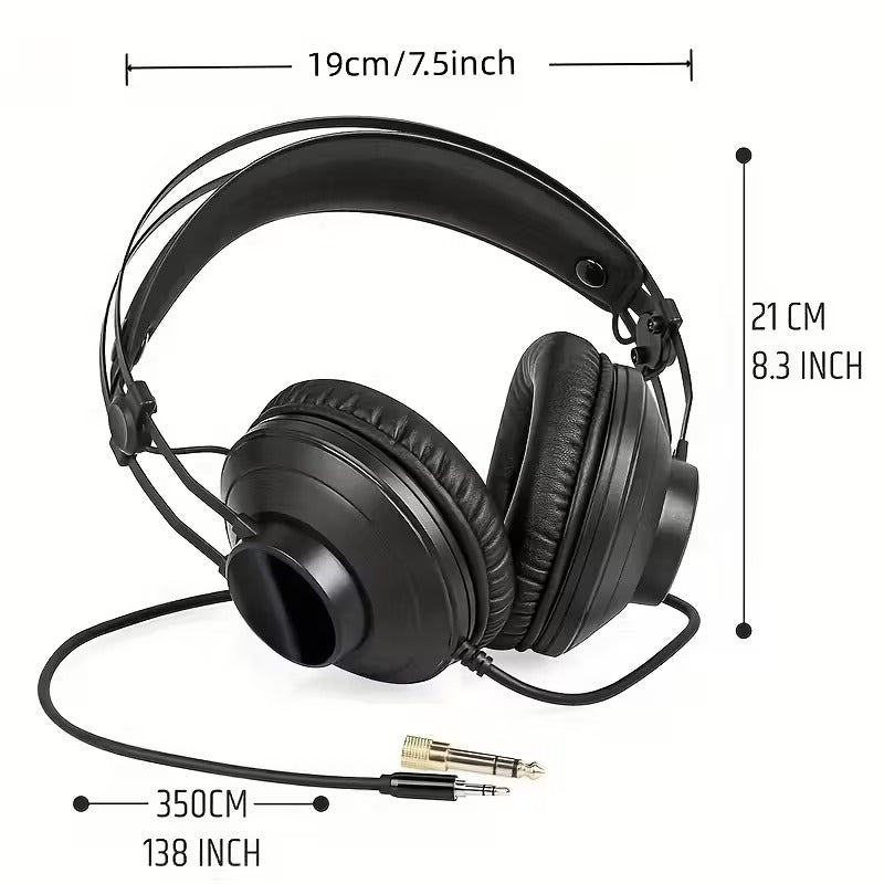 Dual Plug Wired Studio Headphones – product view 2 | SeeMyMails Marketplace