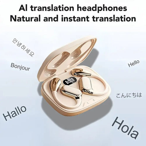 AI Translation Wireless Earbuds Noise Cancelling Touch Control | SeeMyMails Marketplace
