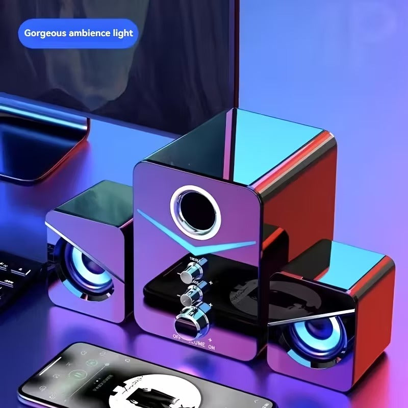 9D Surround Sound 2.1 Channel USB Speakers – product image 3 | SeeMyMails Marketplace