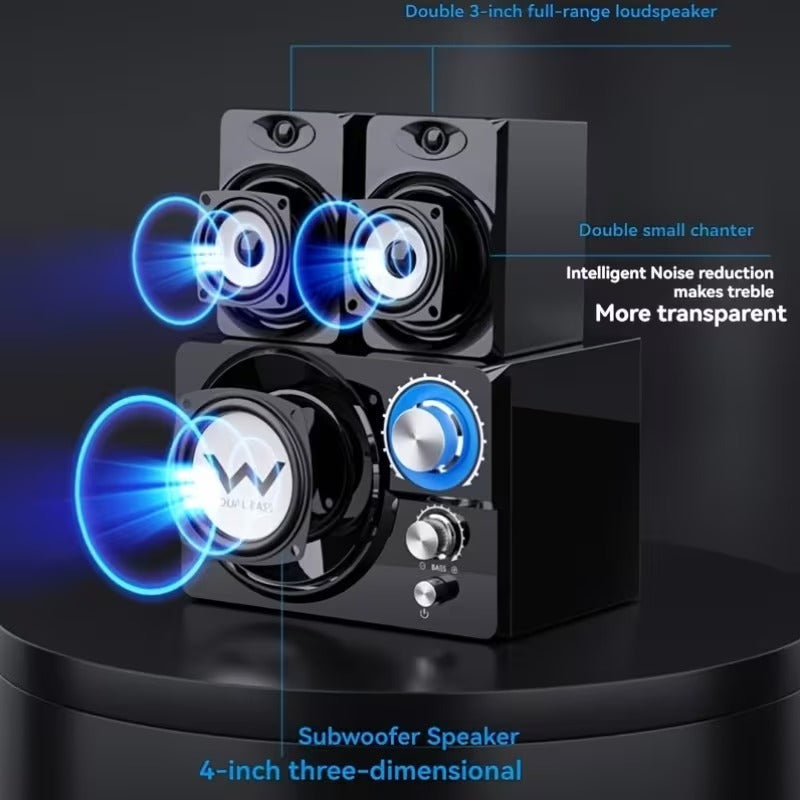 NNETM Wooden Desktop Computer Speakers – product image 3 | SeeMyMails Marketplace