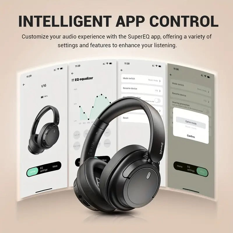 Wireless Over-Ear Headphones with Mic – product view 5 | SeeMyMails Marketplace