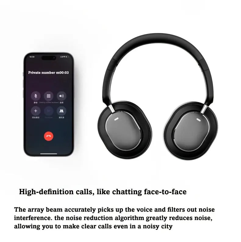 Wireless Bluetooth Over-Ear Headphones with ANC and Mic – product view 2 | SeeMyMails Marketplace