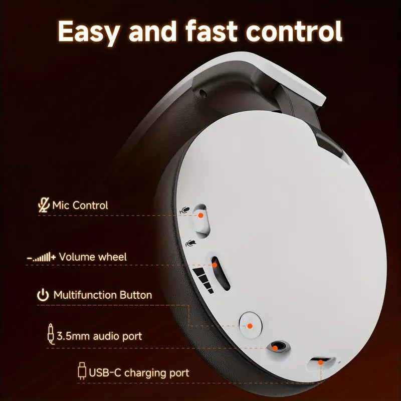 Wireless Bluetooth Over-Ear Headphones with ANC Microphone – product view 3 | SeeMyMails Marketplace