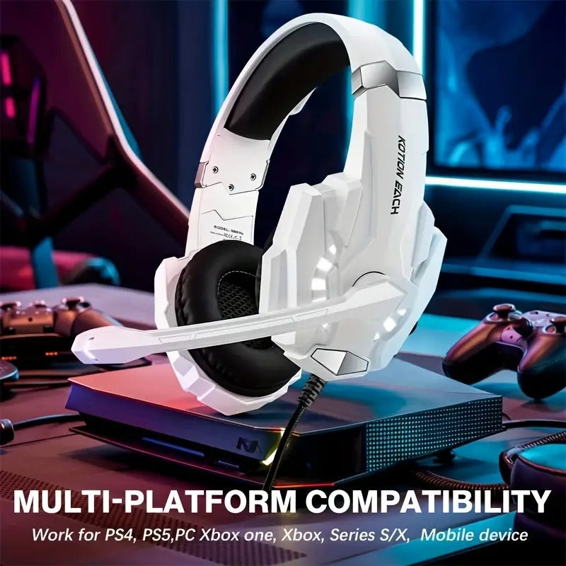 Gaming Headset with Mic LED for PS4 PS5 Xbox – product image 4 | SeeMyMails Marketplace