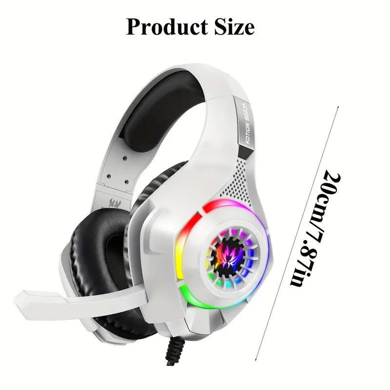 Gaming Headset with Mic & LED Lights – product view 3 | SeeMyMails Marketplace