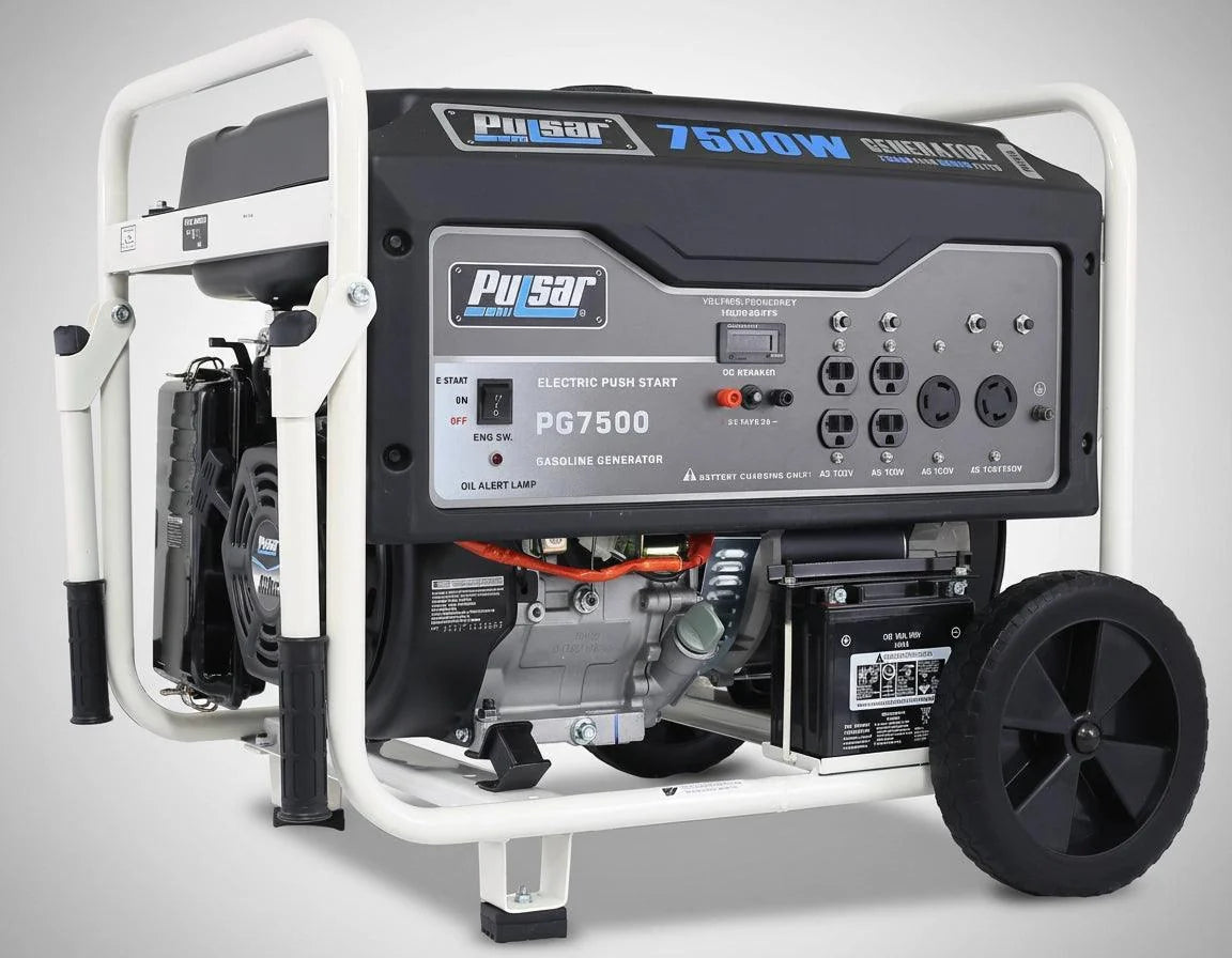 Pulsar 7500W Gas Powered Portable Generator with Electric Start and 240V Output – product image 2 | SeeMyMails Marketplace