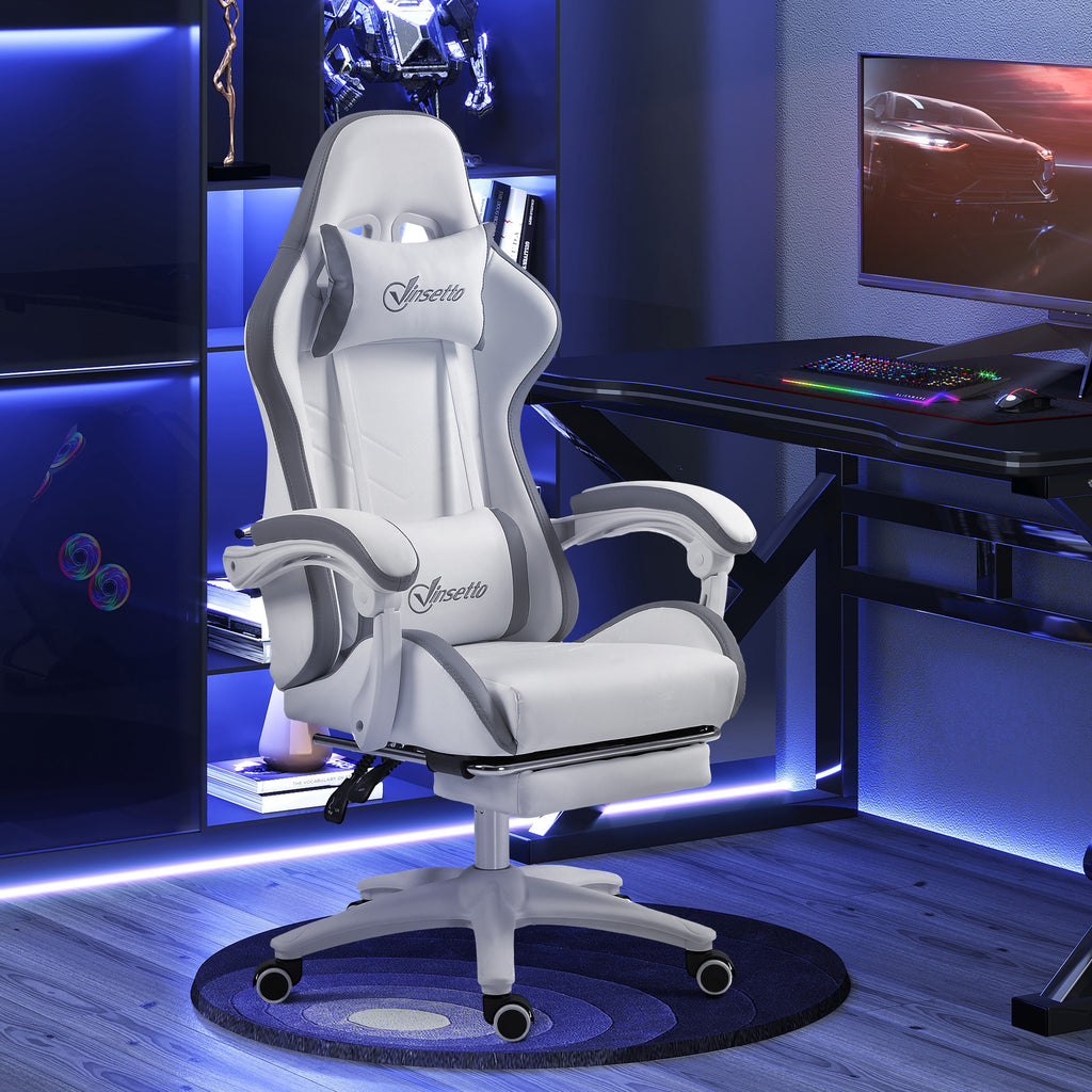 Chaise gaming fauteuil gaming ergonomique avec dossier inclinable à 135° et soutien lombaire, 65 x 6 – product view 3 | SeeMyMails Marketplace