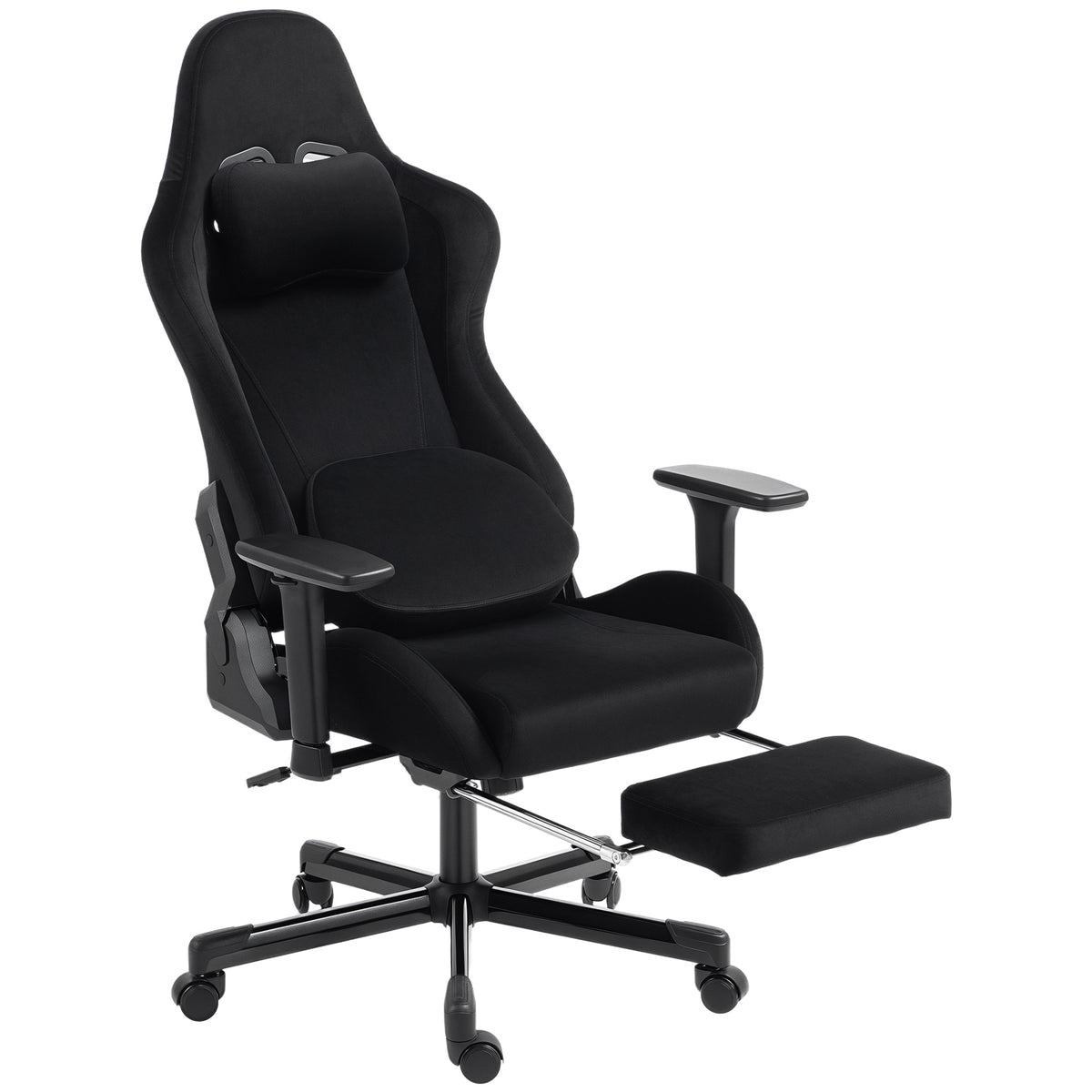 Chaise Gaming Ergonomique Massante et Coussin Lombaire Chauffant, Fauteuil Gaming Inclinable en Lin, – product view 9 | SeeMyMails Marketplace